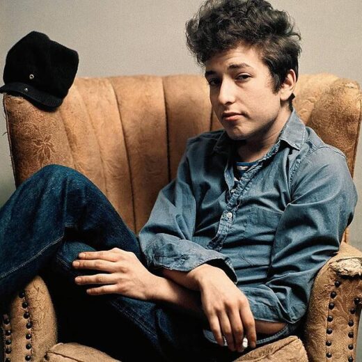 Bob Dylan jeune portrait photo cigarette