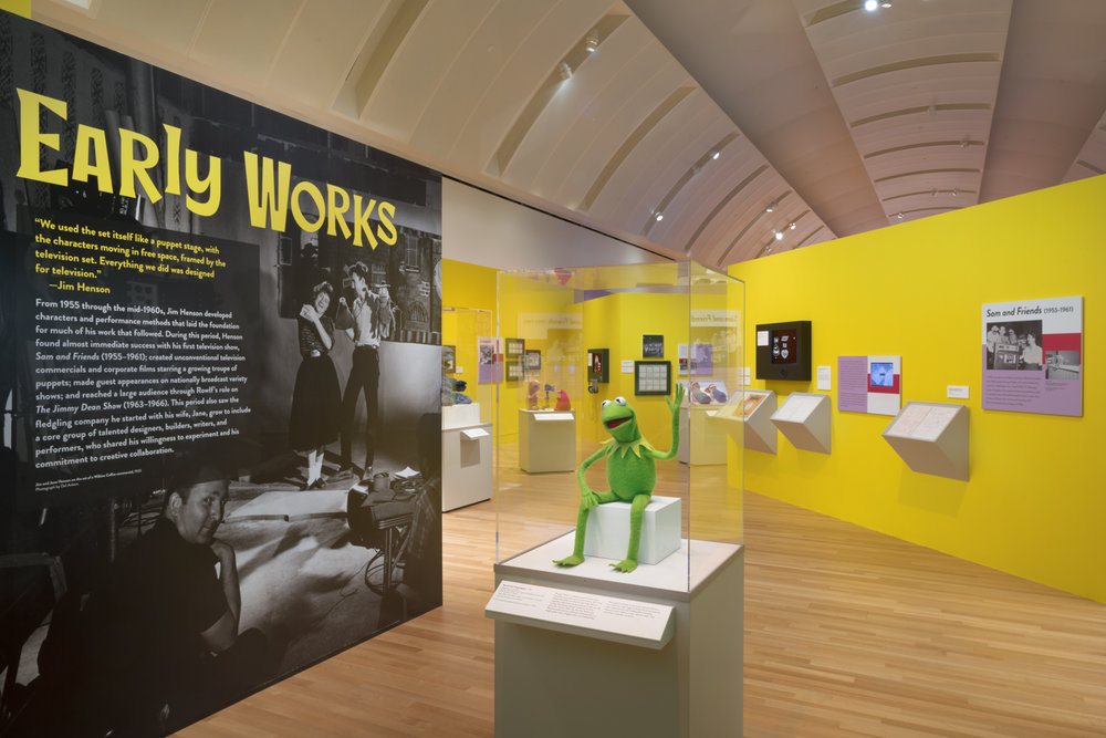 L'exposition Jim Henson au Skirball Cultural Center de los Angeles en 2018