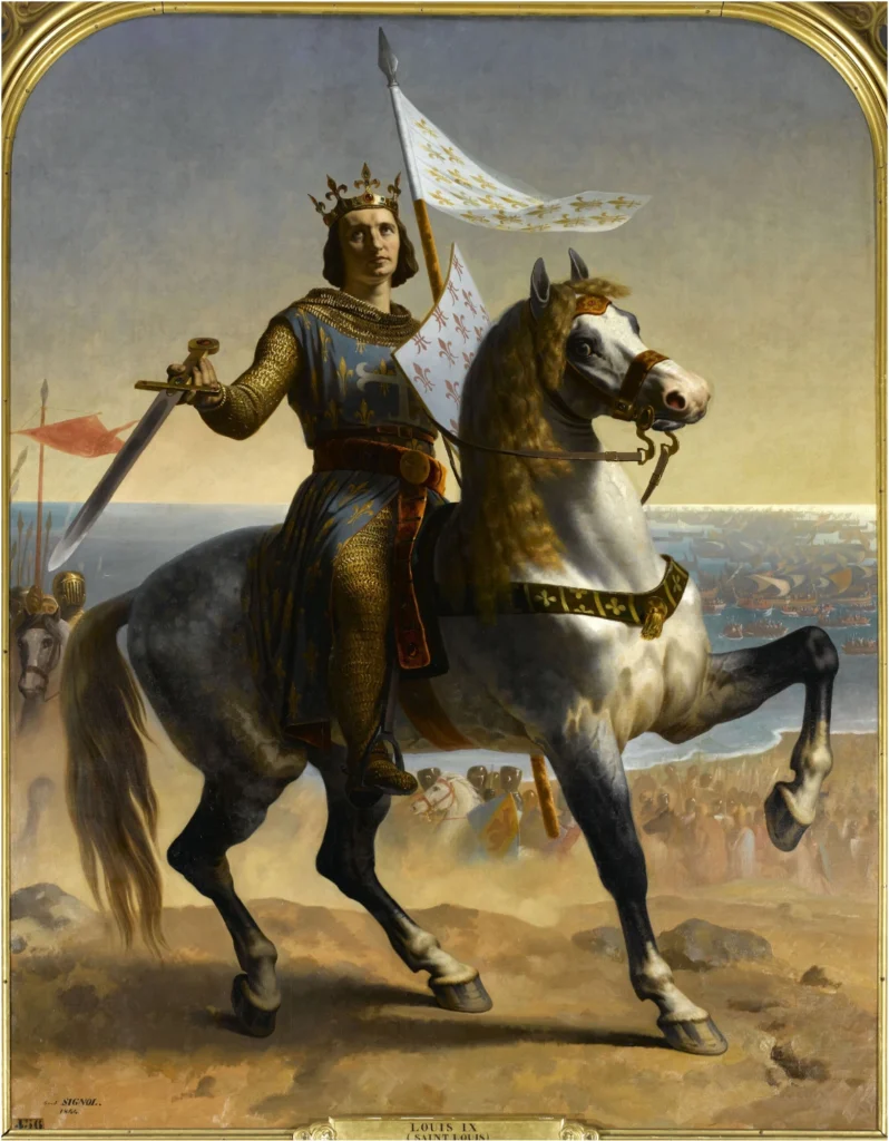 Louis IX (1215-1270) dit Saint-Louis, roi de France. Copyright Wikipédia. (Le Château d'Angers : forteresse de Saint-Louis !).