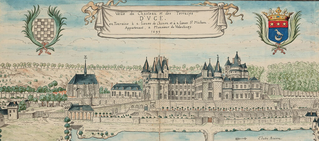 Vue du château d'Ussé (1699)