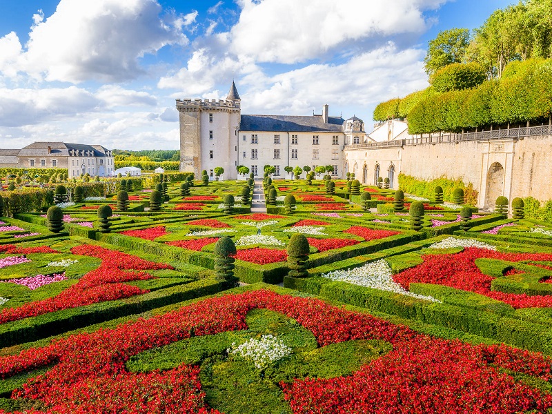 Château de Villandry. Sélection de châteaux de la Loire à visiter absolument