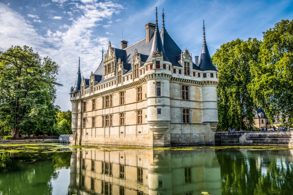 Château d'Azay-le-Rideau. Sélection de châteaux de la Loire à visiter absolument