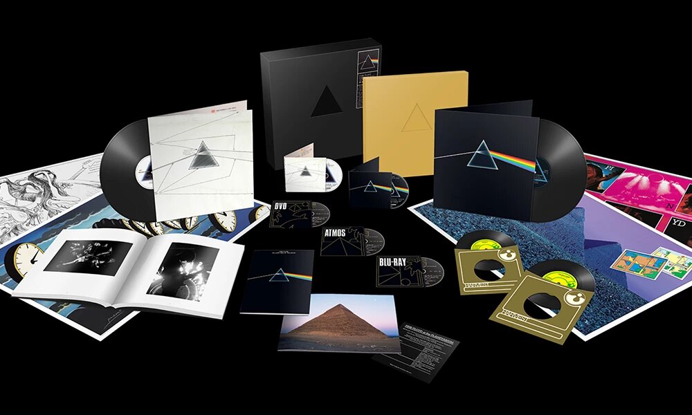 The Dark Side Of The Moon 50ème Anniversaire Coffret Deluxe. (Meilleur album de la semaine : Dark Side of The Moon des Pink Floyd !)