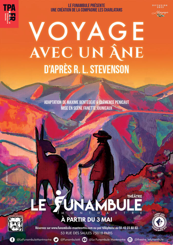 Voyage avec un âne au Théâtre Funambule Montmartre