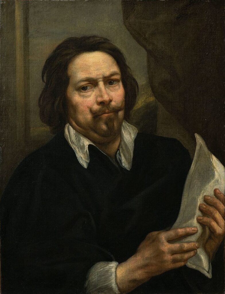 Jacob Jordaens : Autoportrait (1648-1650). Crédit photo Fondation Roi Baudouin. (Exposition L'Étoffe des Flamands au MBA de Tours !).