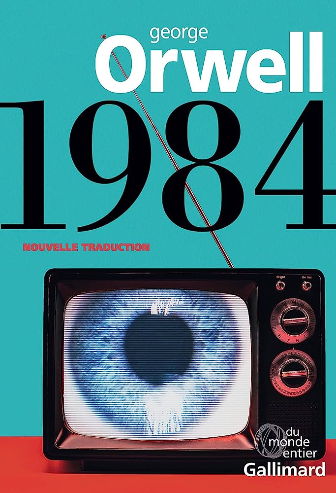 Couverture de 1984 de George Orwell aux éditions Gallimard.