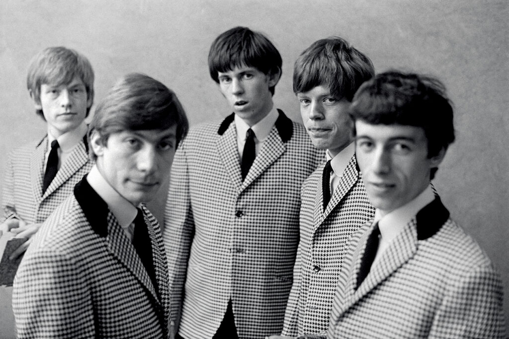 Les Rolling Stones en 1963. (Meilleur album de la semaine : Anthology de Charlie Watts !).