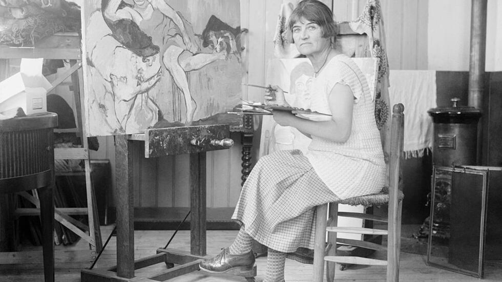 Suzanne Valadon. Crédit photo Bettmann Archive - Bettmann. (Peinture : La Chambre Bleue de Suzanne Valadon fête ses 100 ans !).