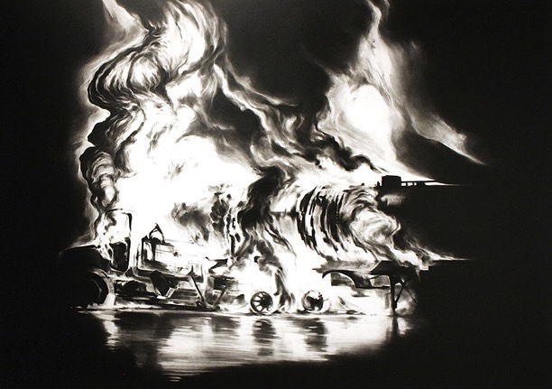 François-Xavier Chanioux : The Blaze 3, 2020. (Ne ratez pas l'exposition "Manifestations Artistiques" à L’ar[T]senal de Dreux !).