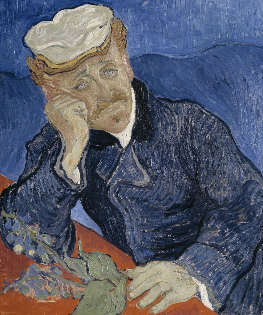 Vincent Van Gogh : Le docteur Paul Gachet (1890). Crédit photo musée d'Orsay. (Ne ratez pas l'exposition Van Gogh à Auvers-sur-Oise au musée d'Orsay !).