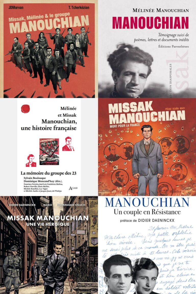 Meilleurs livres pour découvrir Missak, Mélinée et le groupe Manouchian !