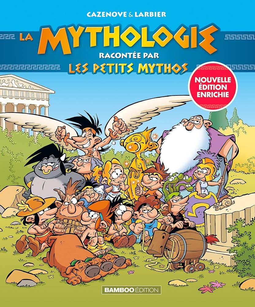La mythologie racontée par Les petits Mythos aux éditions Bamboo