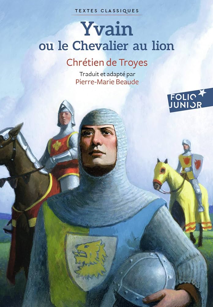 Yvain, ou le Chevalier au lion de Chrétien de Troyes aux éditions Folio Junior Gallimard