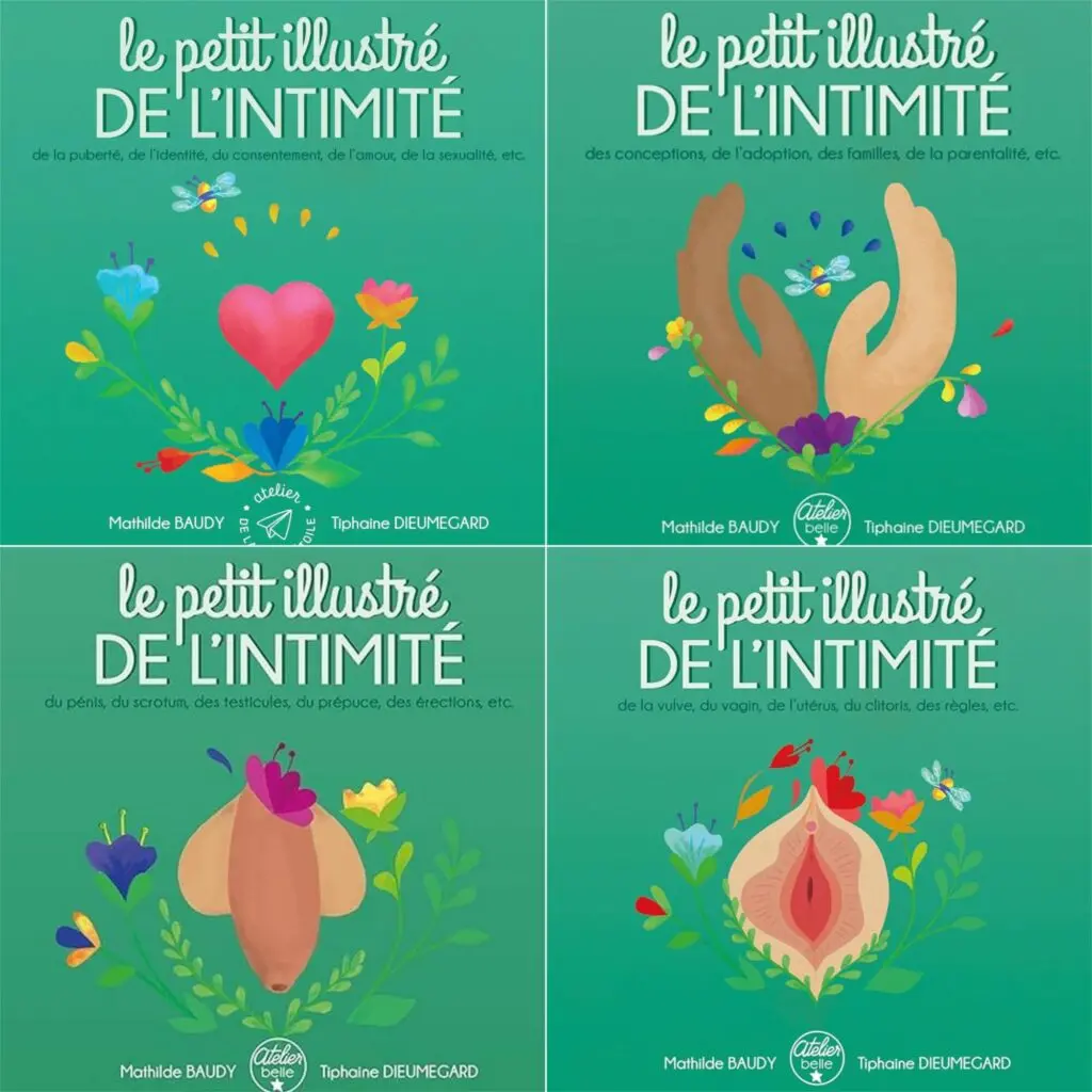 Collection Les petits illustrés de l'intimité. (Meilleurs livres jeunesse pour parler de sexualité aux enfants !).