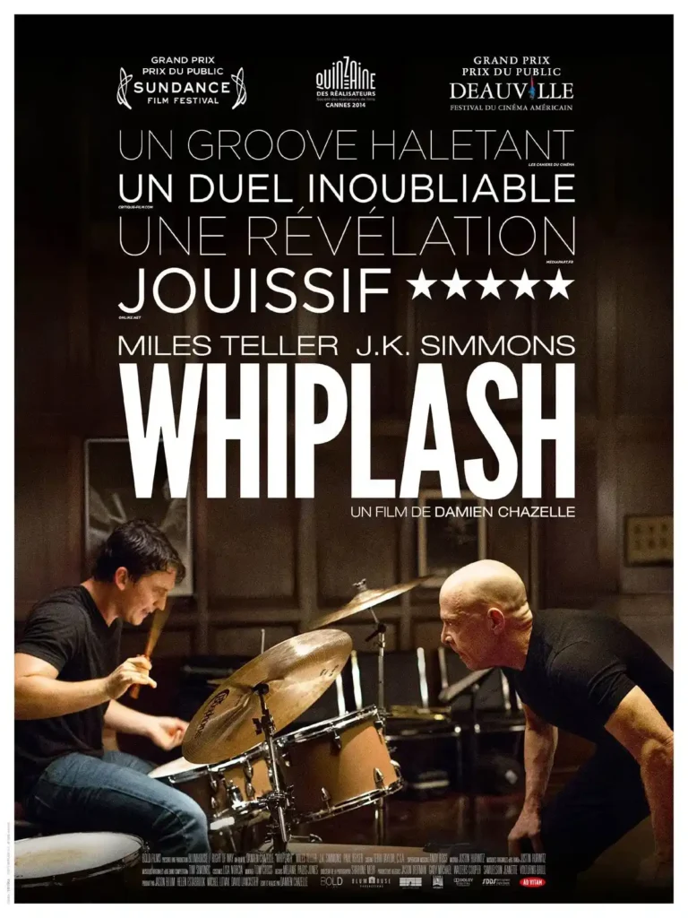 Whiplash de Damien Chazelle : un film avec du jazz, du sang et des larmes !