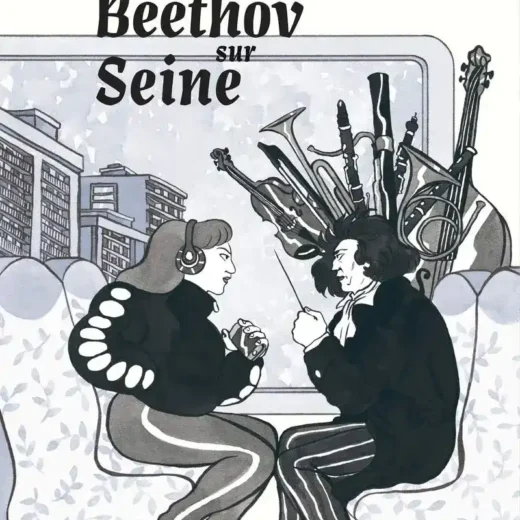 Une année avec l’orchestre, Beethov sur Seine de Chloé Wary, un livre entre musique classique et BD !
