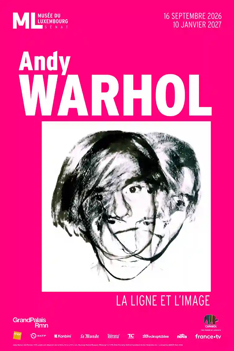 Andy Warhol au musée du Luxembourg à Paris, ou l&rsquo;exposition de la ligne, de l’image et du regard !